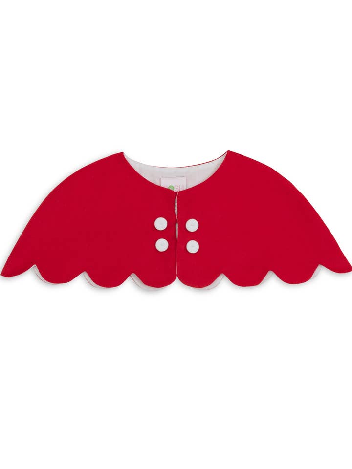 Posh Pickle – wholesale Dress – Kids – The Capelet Dress in Evelyn - Red Pinwale Corduroy11