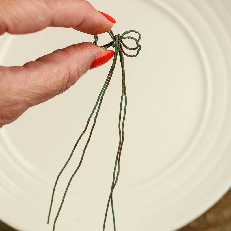 Factory Direct Craft - Wholesale Ornament - 4-1/2" Rusty Patina Tin Bow – Vintage look Decor Accent1