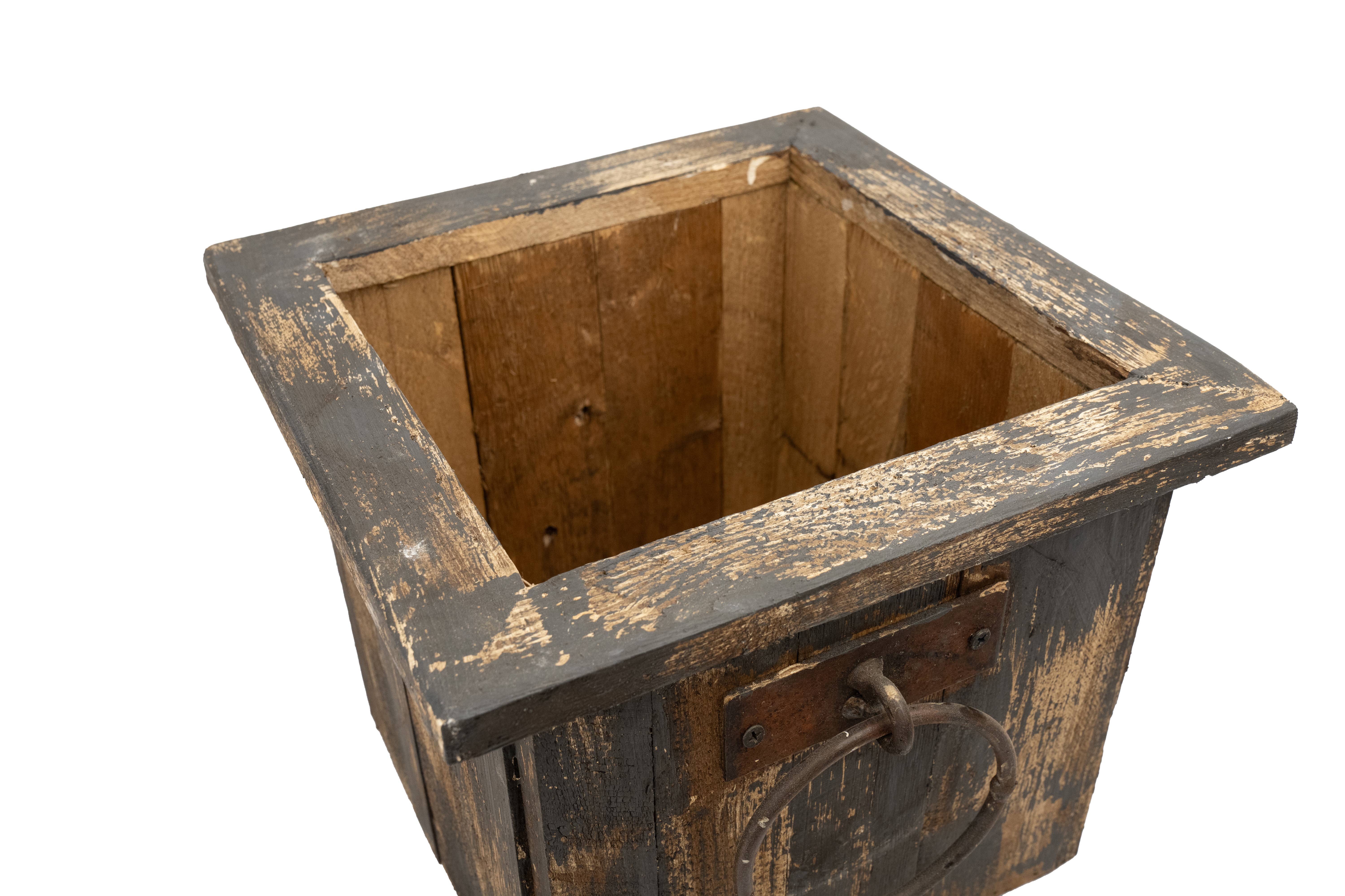 My Amigos Imports - Wholesale Planter Box - Gardner Rustic Wooden Square-Planter-11x11x10H-Garden Decor8