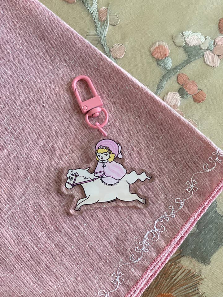 Coquette Pony Munbeibi Acrylic Charm for wholesale by Munbeibi