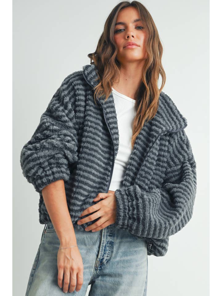 BUTTERMELON - Wholesale Puffer Jacket - Women's - Fall Collared Puffer Jacket - BMJ7497
