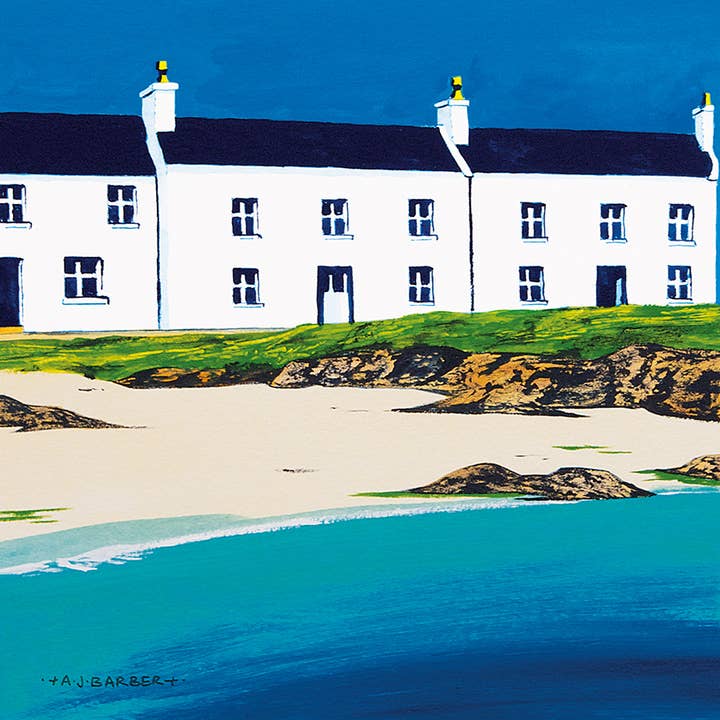 Anthony Barber Køleskabsmagnet Port Charlotte Islay for engroshandel hos Island Blue Publishing