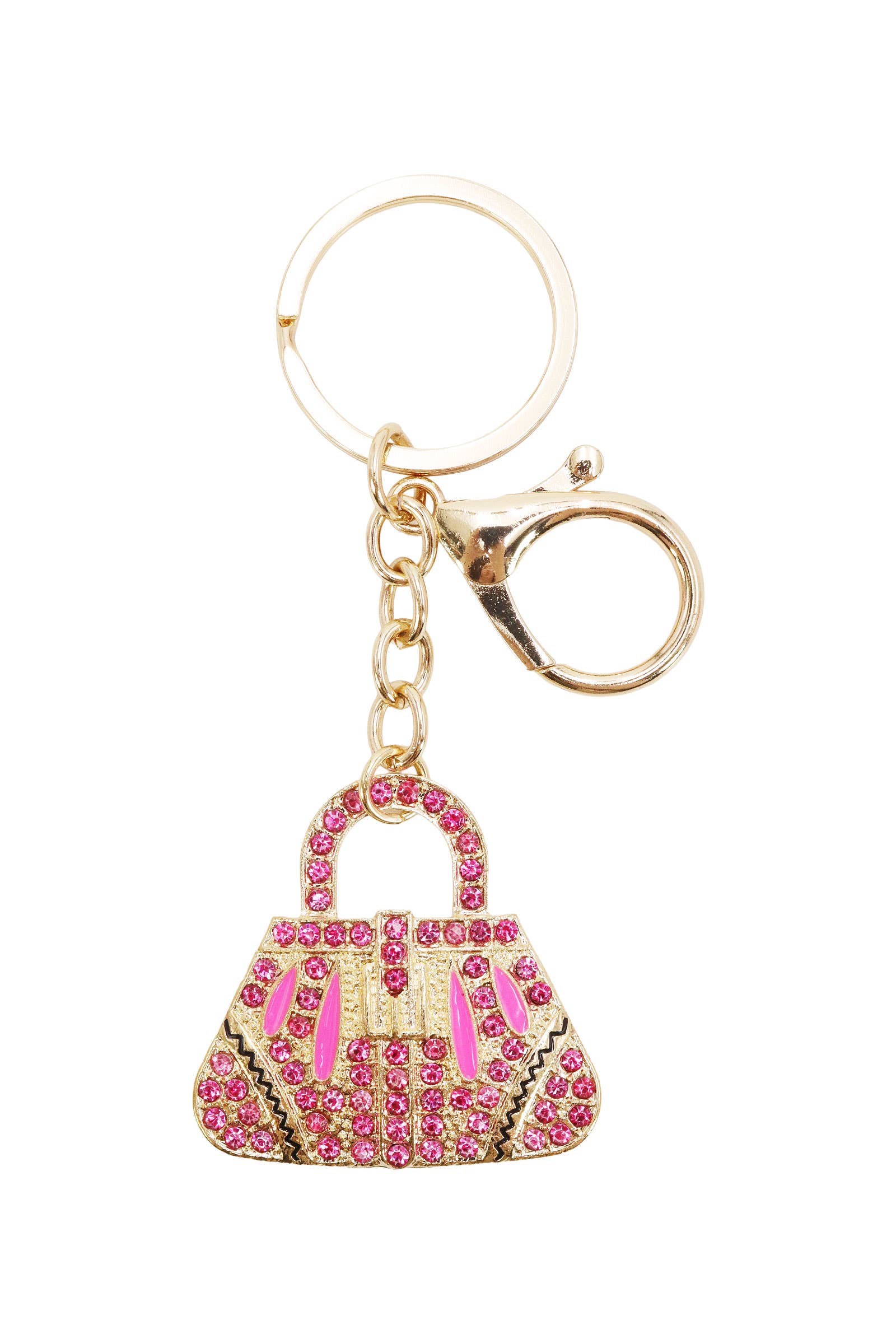 ASSORTI Porte-clés en strass scintillant pour sac à main de mode en vente sur Faire7