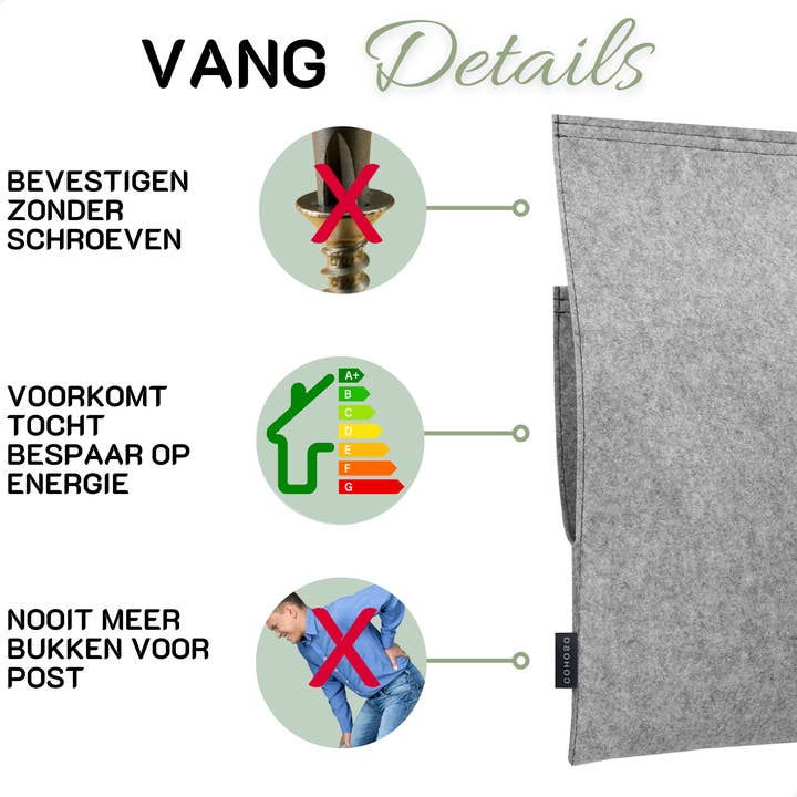 COHOSO - Wholesale Mailbox - Mail catcher basic LUCA grey4