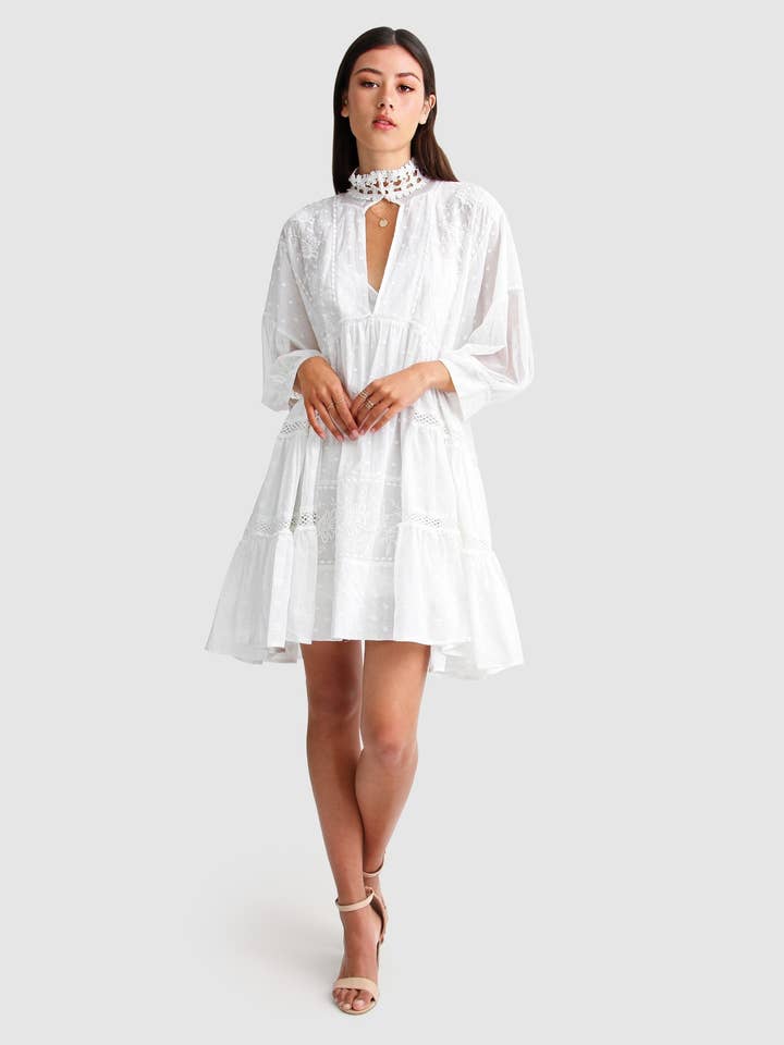 belle & bloom - Wholesale Dress - Women's - Unforgettable Oversized Lace Mini Dress7