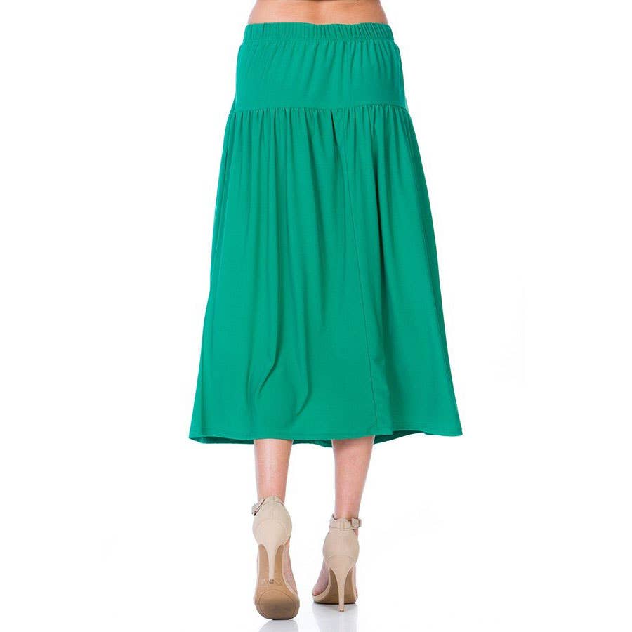 Azules Clothing - Wholesale Rok - Dames - ASK-9026PS eigentijdse midi-rok15