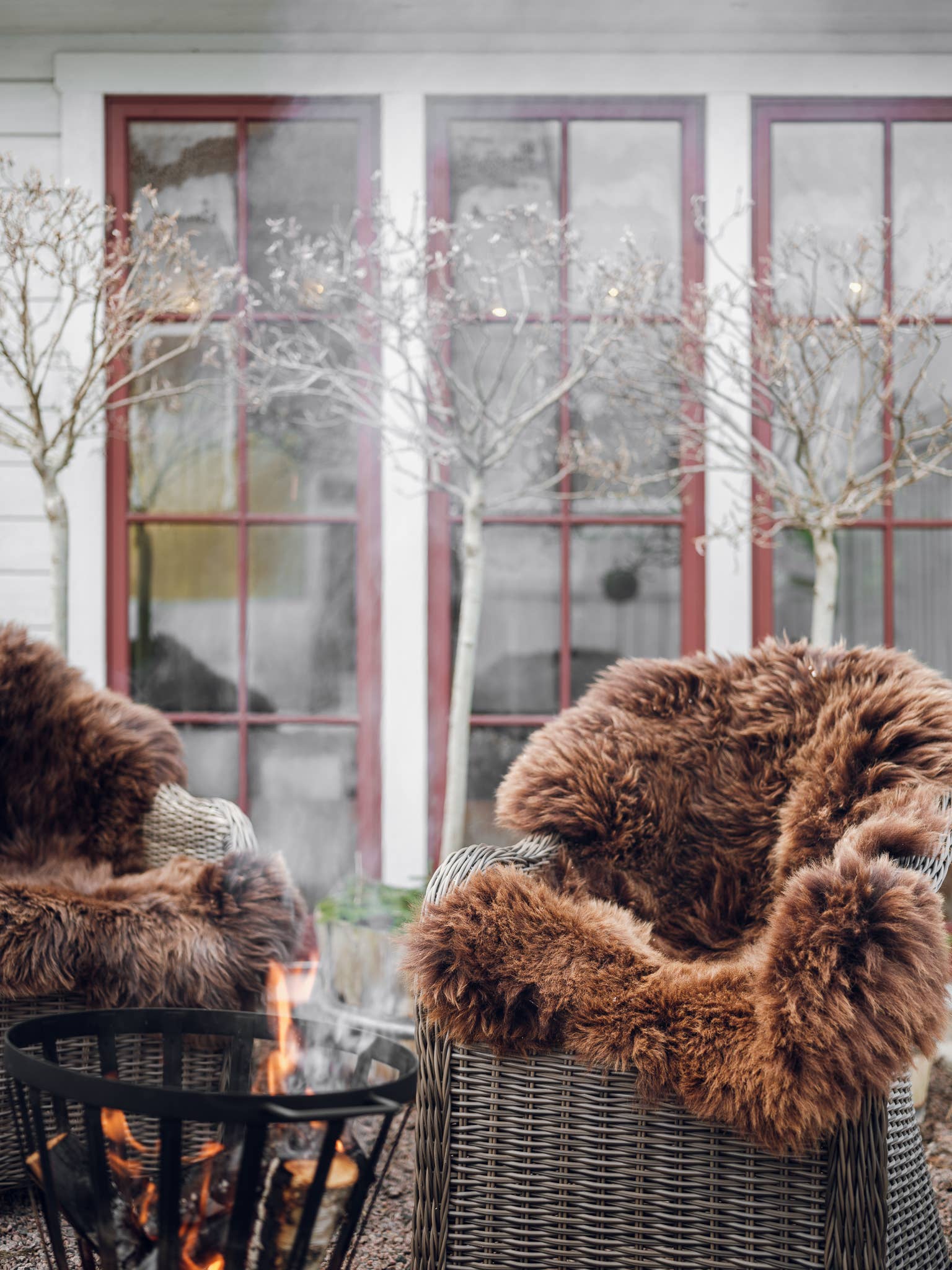 Skinnwille Home - Vendita all'ingrosso Tappeto - Pelle di pecora classica_Marrone naturale1