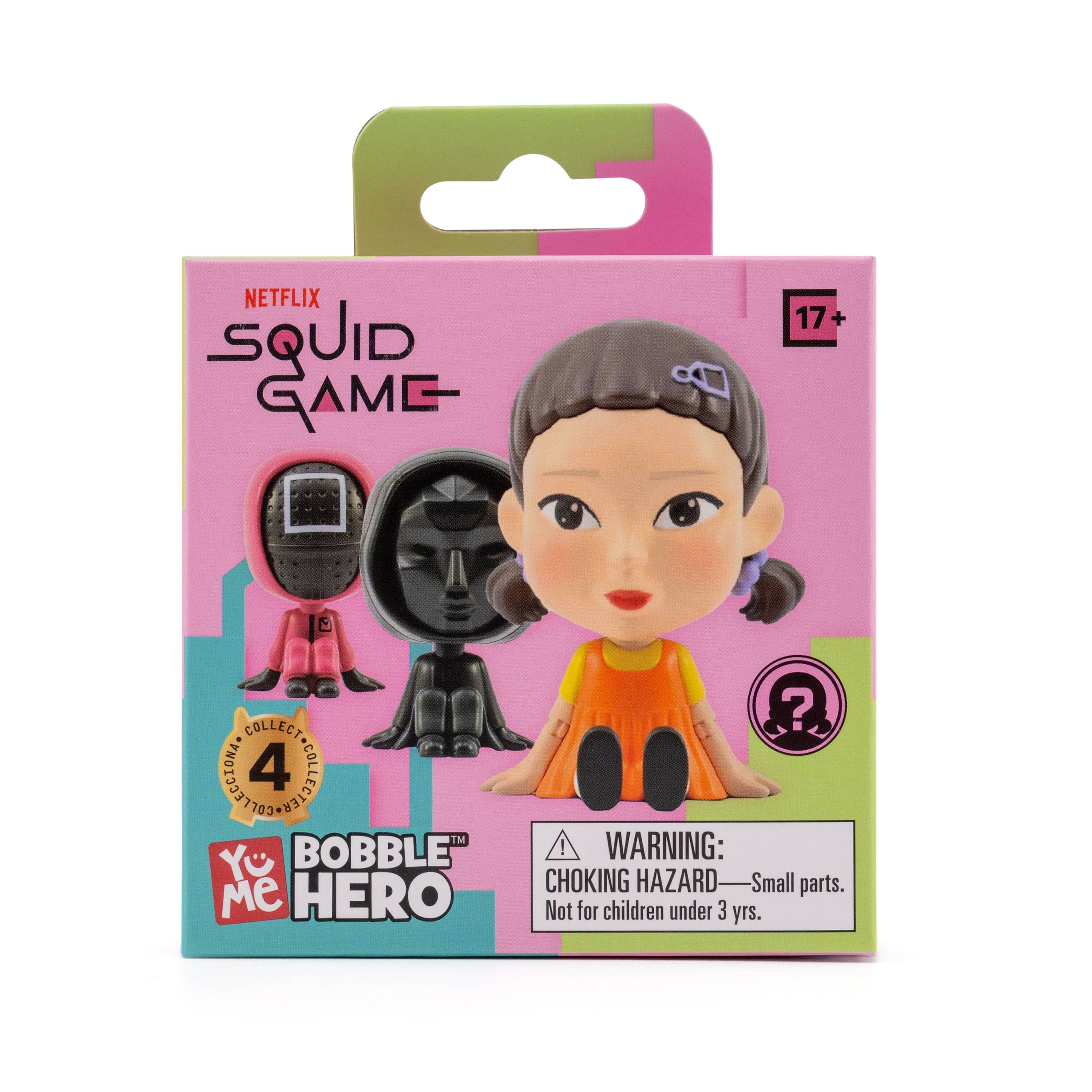 Toys Matter Inc. - Vente Figurine – enfant - Squid Game Bobble Hero - Boîte aveugle CDU2
