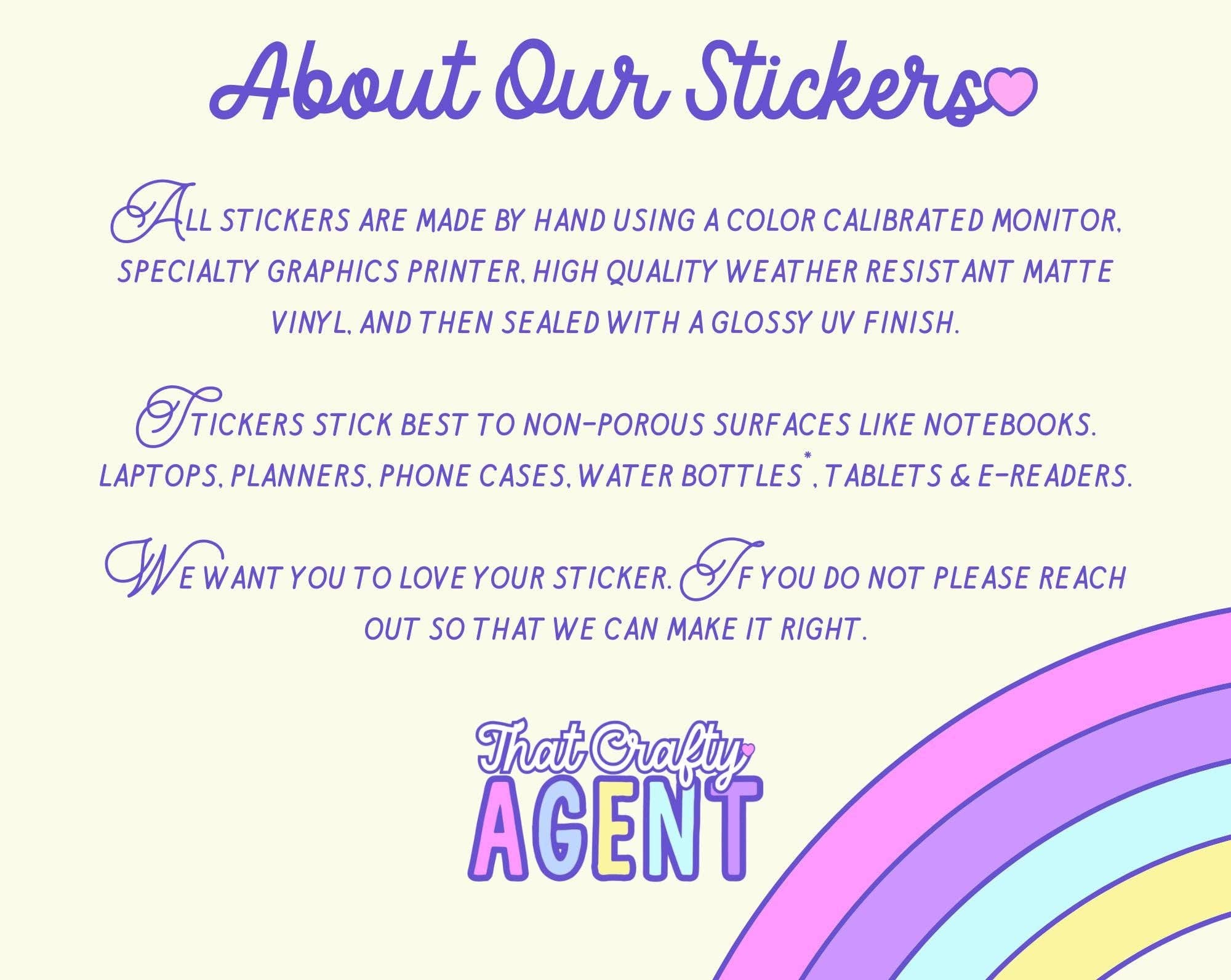 That Crafty Agent - Wholesale Sticker - It's Never Too Late To Do Better Vinyl Sticker | Cute Sticker | Laptop Sticker | Preppy Sticker | Water Bottle Sticker |Motivational Sticker2