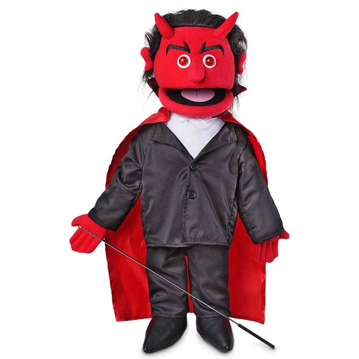 Silly Puppets Devil, with Light up Eyes (25") for wholesale by Silly Puppets