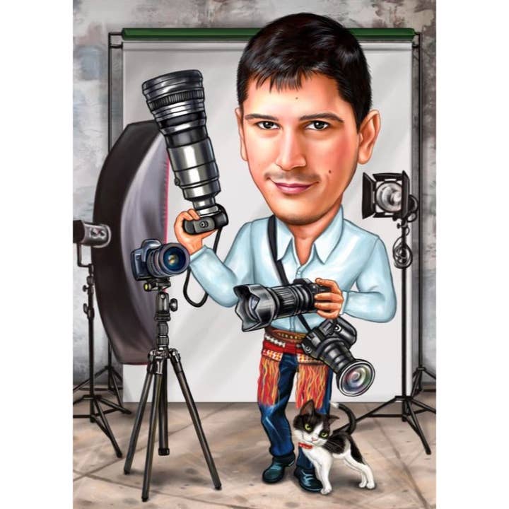 Caricature4You - Wholesale Art Print - CARICATURE FOR PHOTOGRAPHER