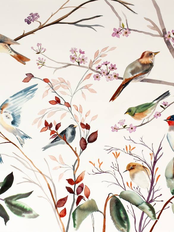 Uccelli sui Rami n. 2 per la vendita all'ingrosso da parte di Elizabeth Becker