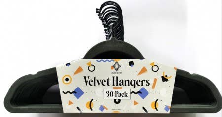 Concepts In Time - Wholesale Clothes hangers - Concepts 30pk Velvet Hangers – Sleek, Sturdy & Non-Slip4
