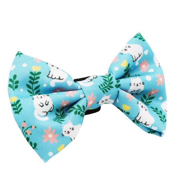SASSY WOOF - Wholesale Pet Bow Tie - Cat - Cat Bowtie - Purrs & Petals (Cat)