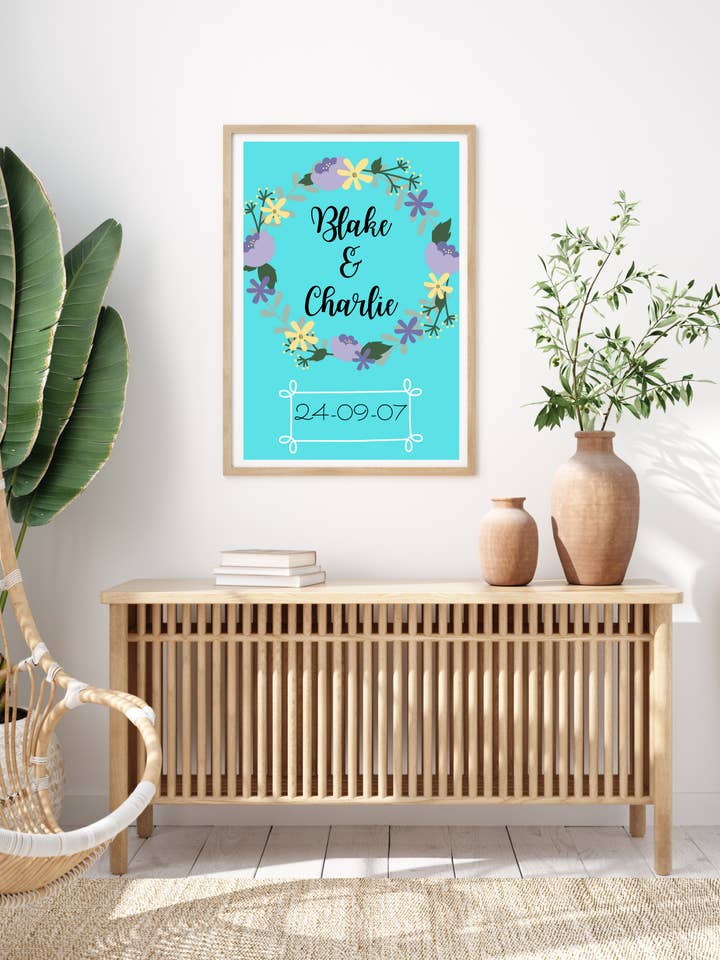 Par Blomma Print för wholesale av Poweress Designs