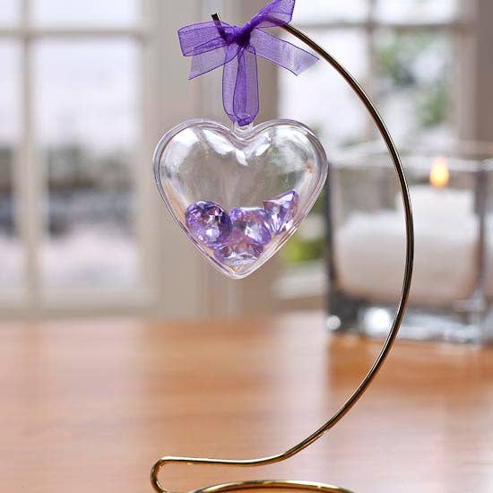 Factory Direct Craft – wholesale Ornament set – 60mm (2.36 in) Clear Acrylic Fillable Heart Ornament 4