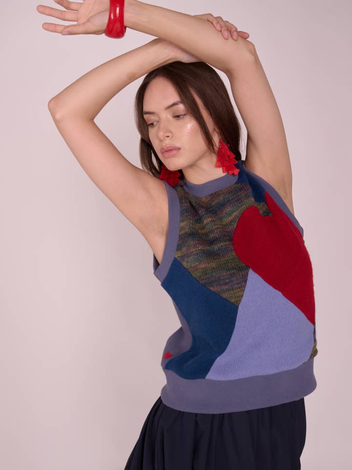 Babs Sweater Vest for wholesale by Preloved