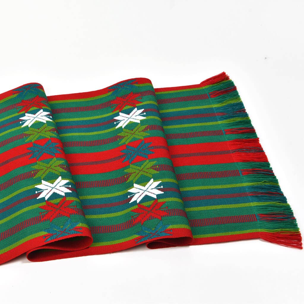 Mayamam Weavers - Wholesale Table Runner - Guatemalan Hand Woven Christmas Table Runner3