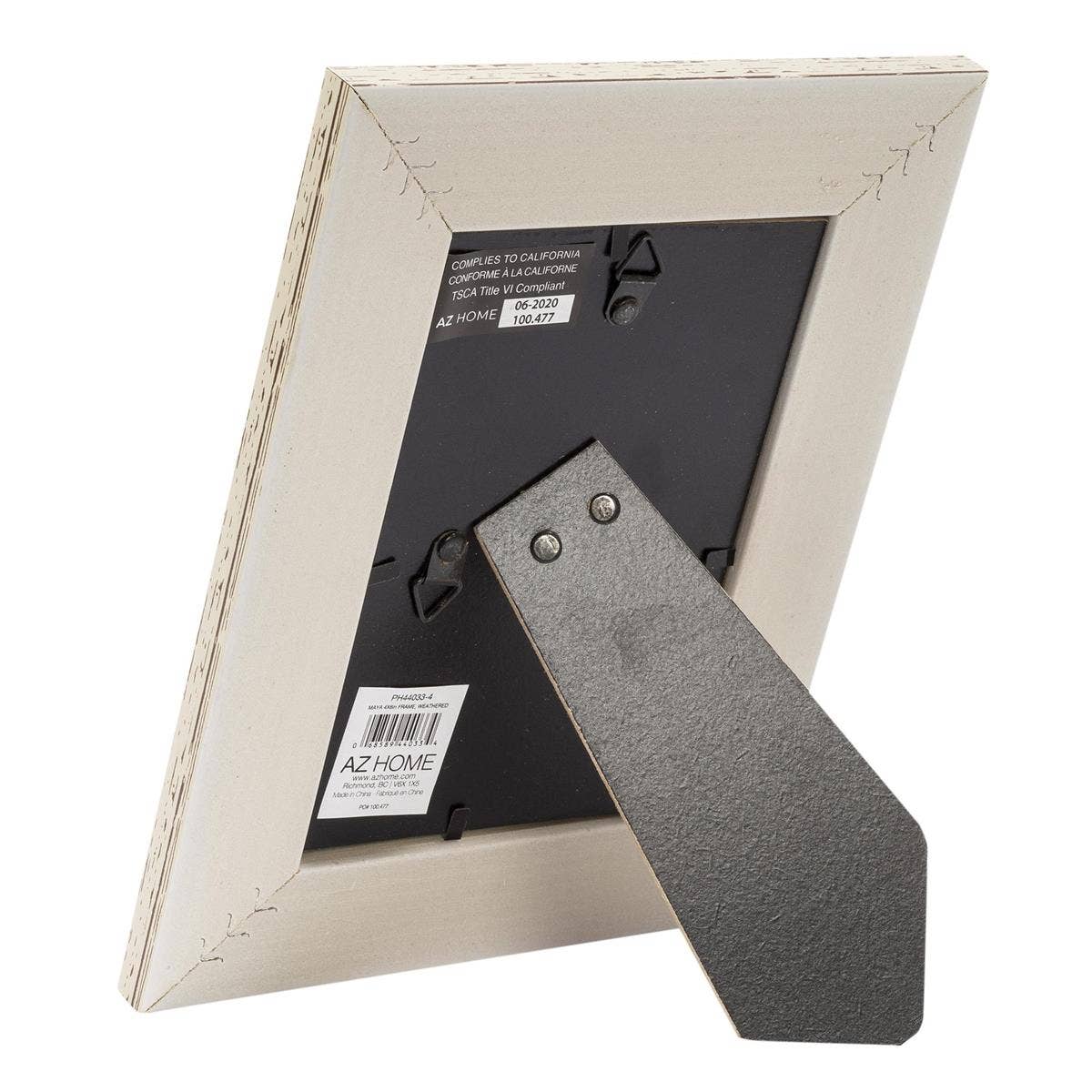 Kiera Grace - Vente Cadres photos - Cadre Kiera Grace Maya, finition en bois de plage blanc patiné2