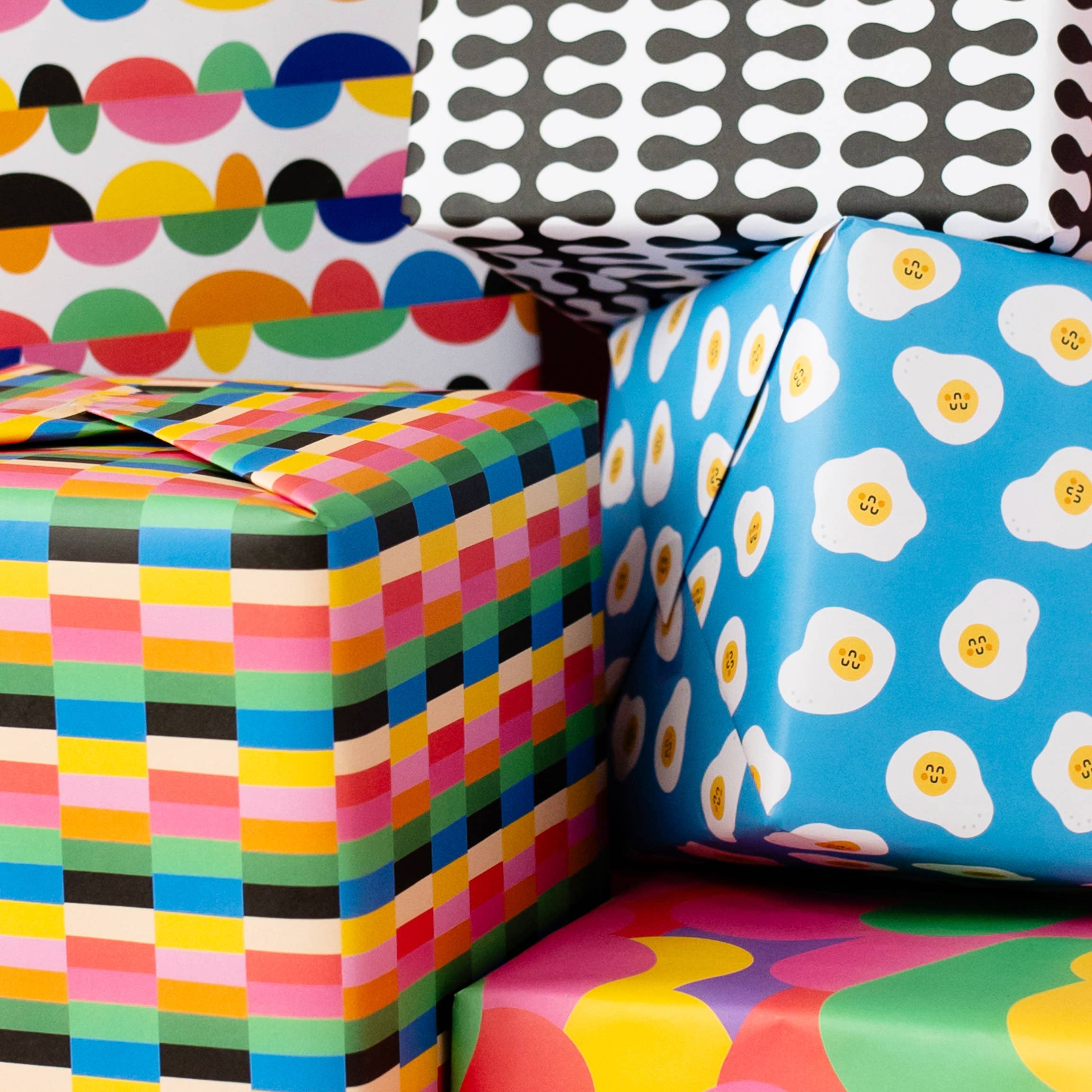 Studio Boketto – wholesale Flat wrap – Full English Gift Wrap | Breakfast Wrapping Paper Sheets
4