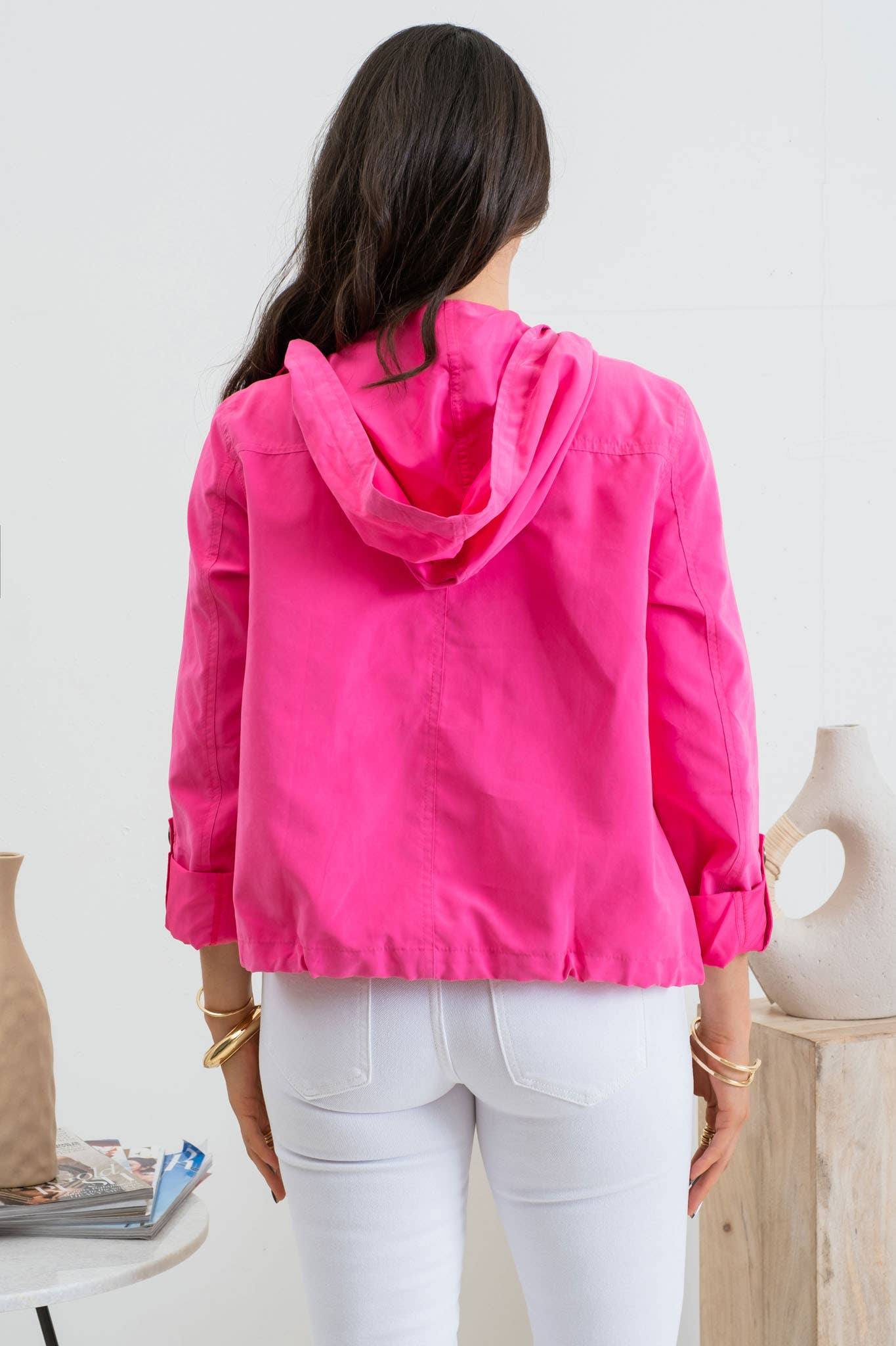 Blu Pepper - Vente Veste – femme - VESTE À CAPUCHE ZIPPÉE À BOUTON-PRESSION PLUS18