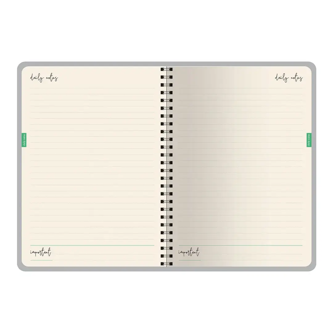 BV by Bruno Visconti - Vente Agendas - Agenda hebdomadaire spiralé A6 ArtPlanner - Pivoines6