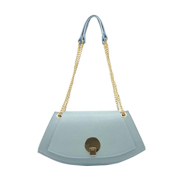 Suie Valentini srl - Wholesale Top Handle Bag - Women's - Genuine leather chain bag, made in Italy, art. 112439