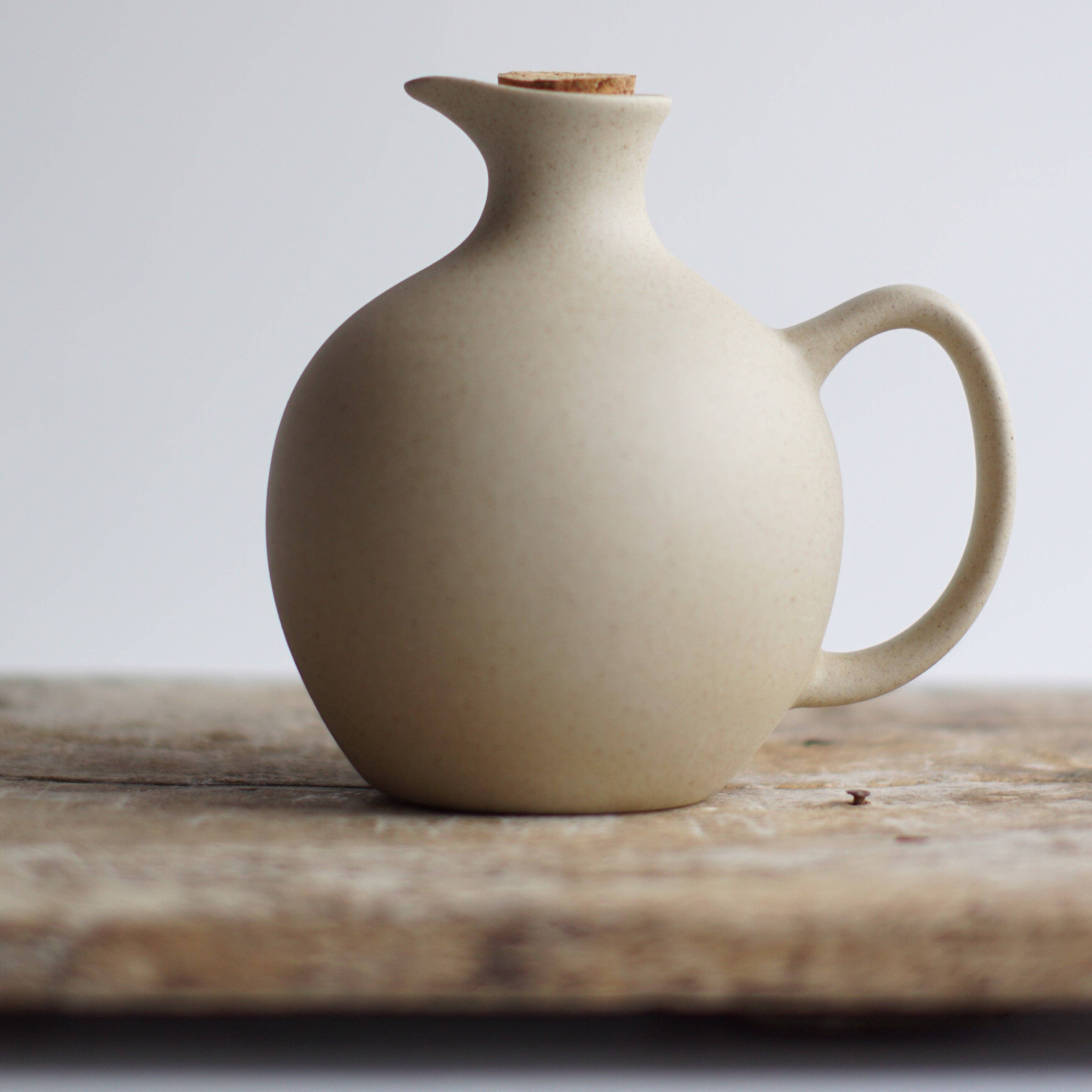 So At Nature – wholesale Jug – Ceramic Jug with Cork Stopper - Kande1