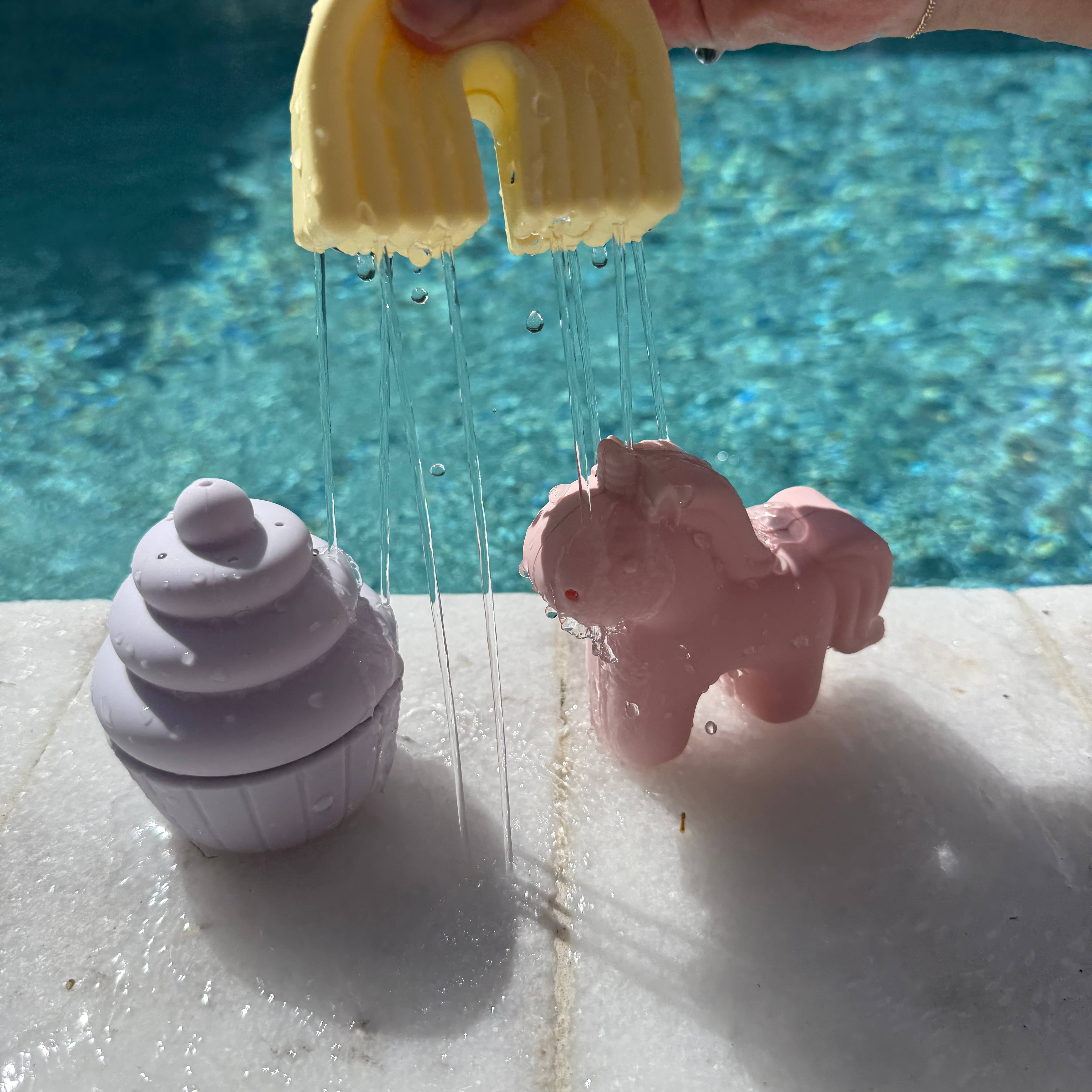 Ali+Oli - Wholesale Bath Toy - Baby - Ali+Oli Squirt Water Bath Toy Set (Unicorn Theme) Mold Free13
