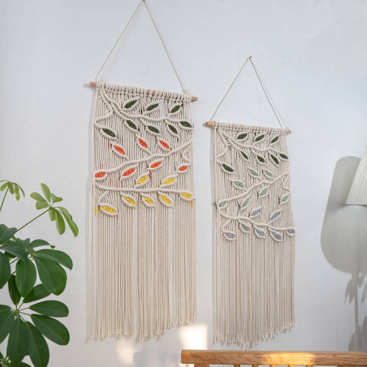Sparkle Being - Wholesale Tapestry/Textile - Hand-Woven Macrame Wall Hanging Tapestry Boho Crafts Art