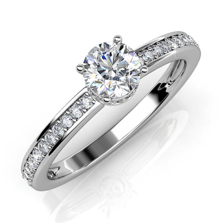 Elise-ring i silver med kristall för wholesale av CARALI / MYC Paris