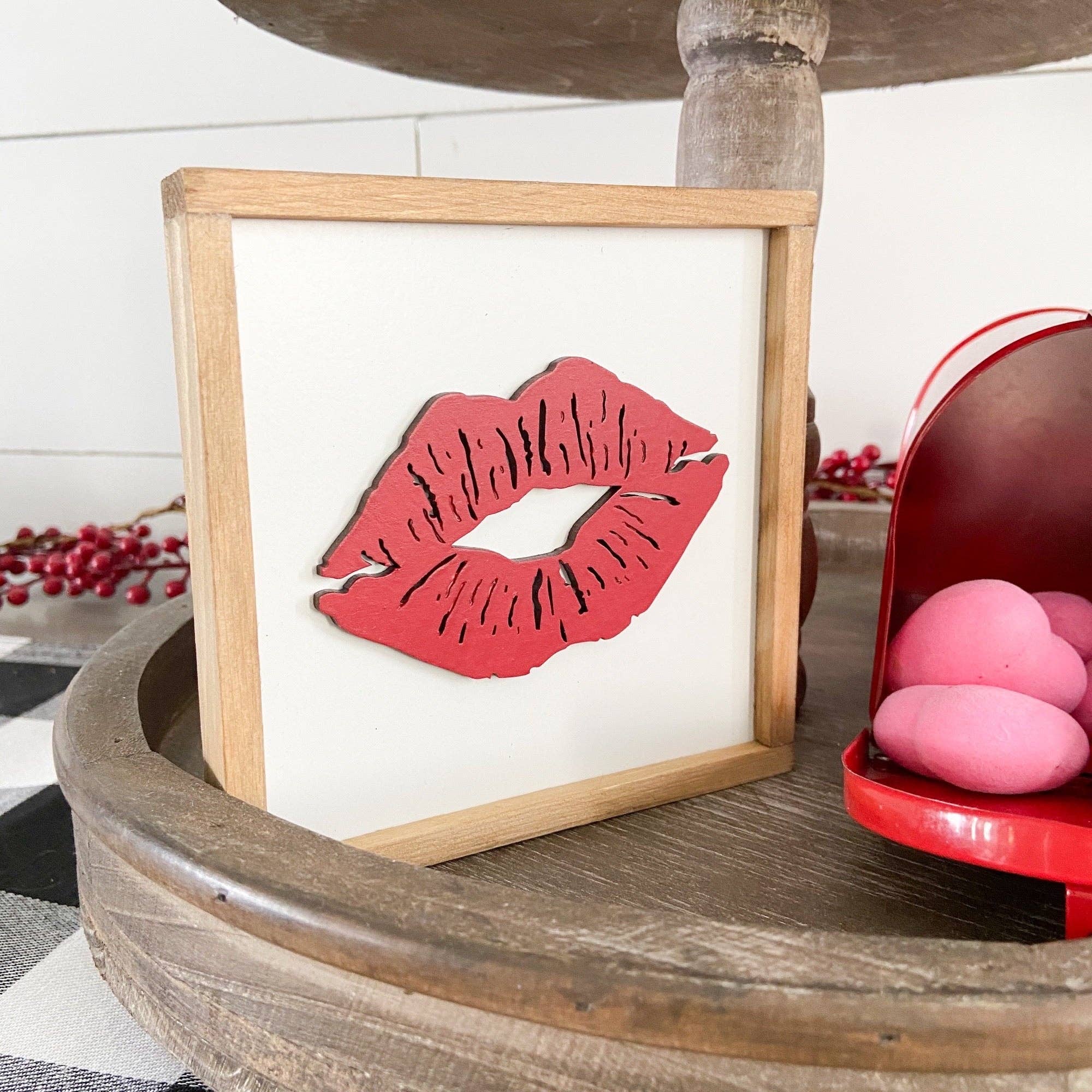 Nail and Hook Laser Cut Home Decor - Wholesale Sign - Valentine's Mini Signs | Tier Tray Decor3