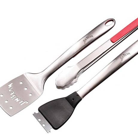 Jim Beam Soft Grip Handle Grilling Tools Set (3-Piece) for wholesale by Style Asia