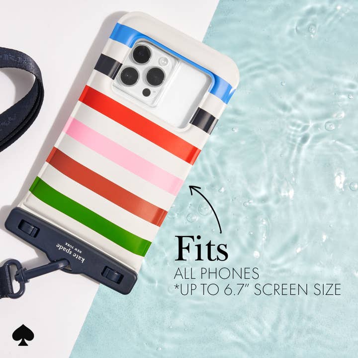 Case-Mate - Wholesale Crossbody Bag - Women's - kate spade new york Waterproof Pouch Stripe3