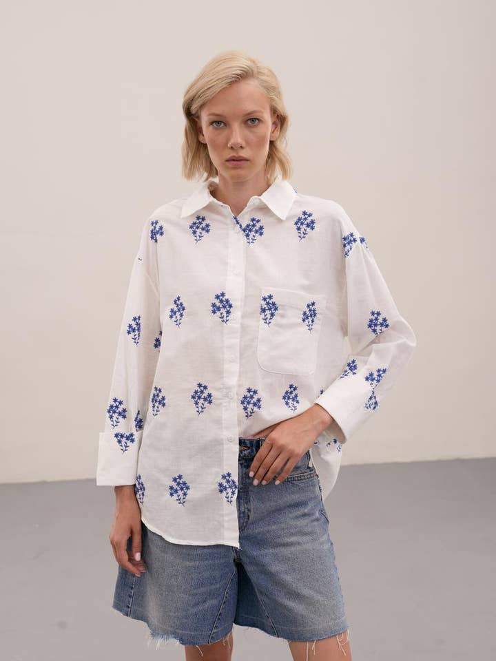 Embroidered Blouse Сourage for wholesale by Handmade Originals Ukraine