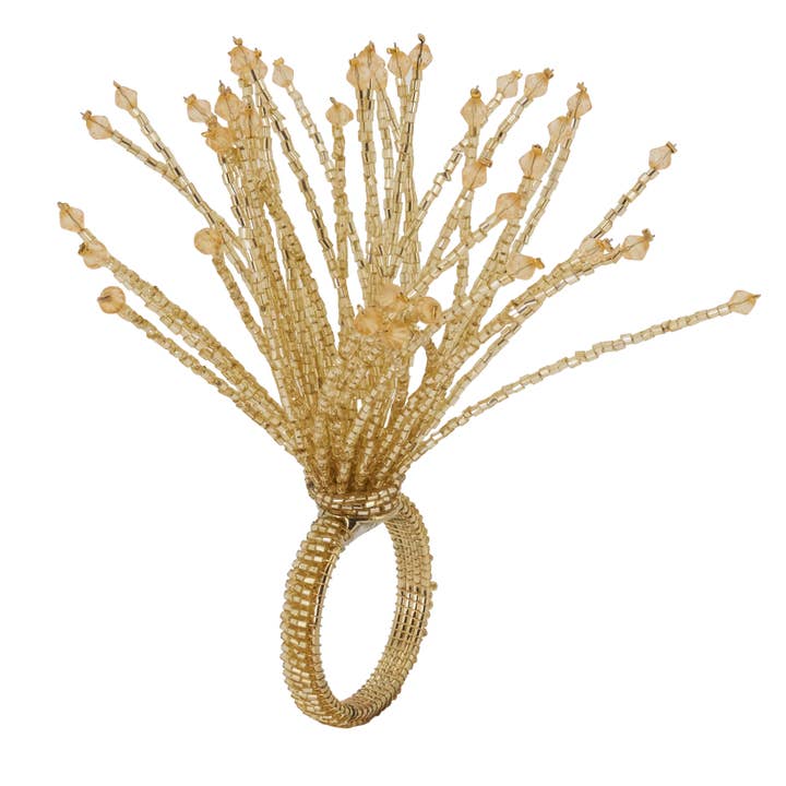 Saro Lifestyle - Wholesale Napkin Ring - Beaded Napkin Ring