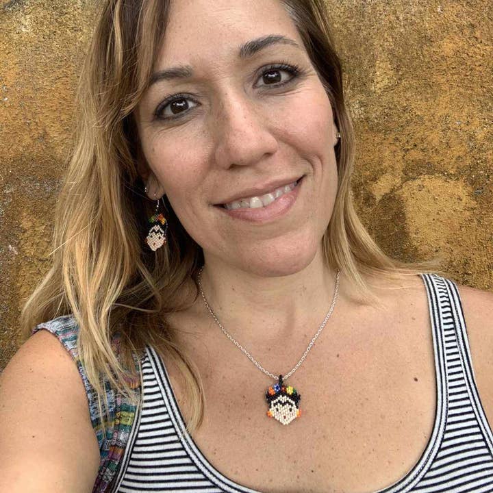 Lumily - Wholesale Halskettinghanger - Frida Kahlo Rocaille ketting - Mexico6