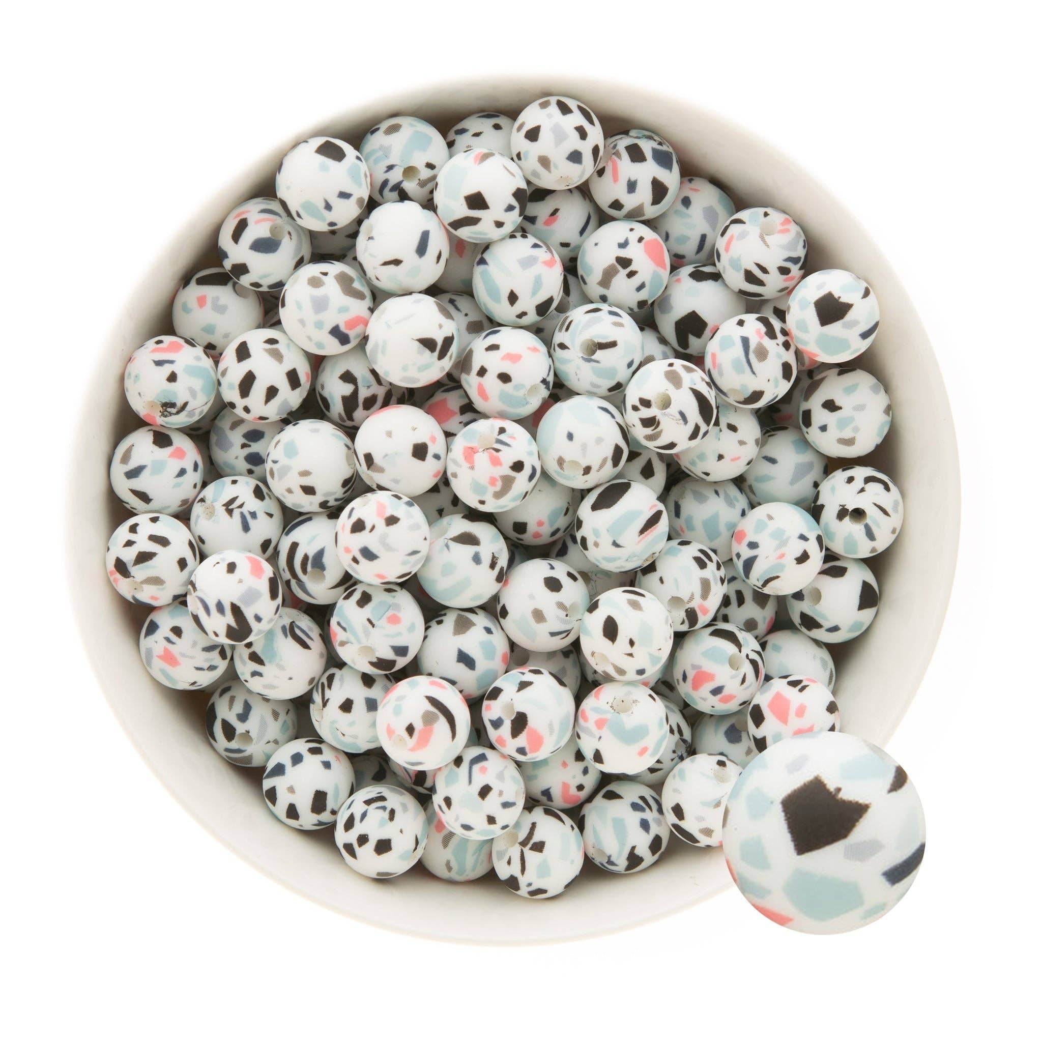 Cara & Co Silicone Craft Supply - Wholesale Craft Supplies - Standard Silicone Print Beads65