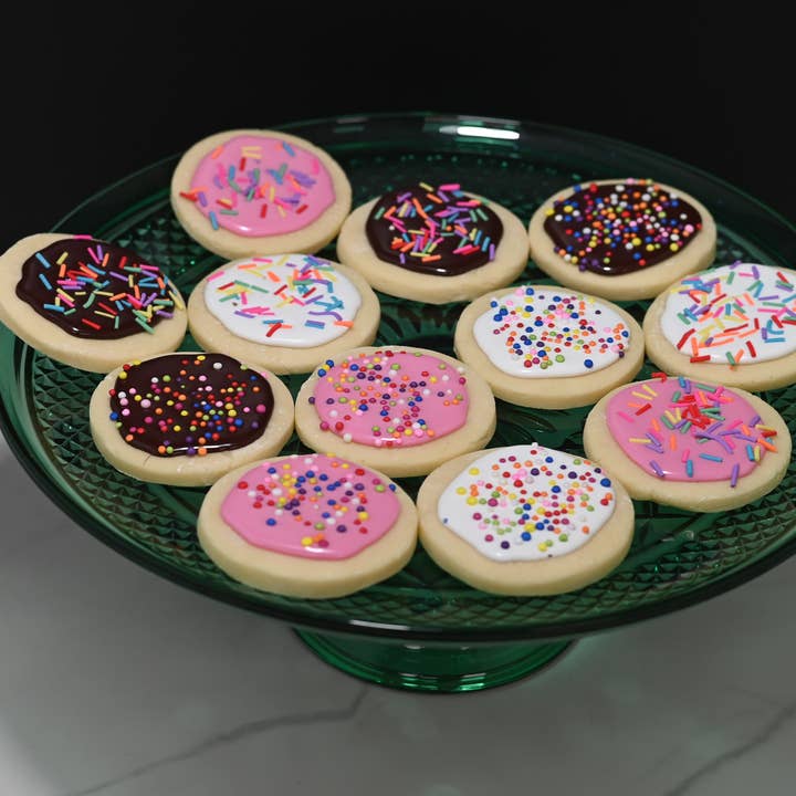 Fake Frosted Sugar Cookies with Sprinkles - Set of 12 for wholesale by Just Dough It! Fake Foods