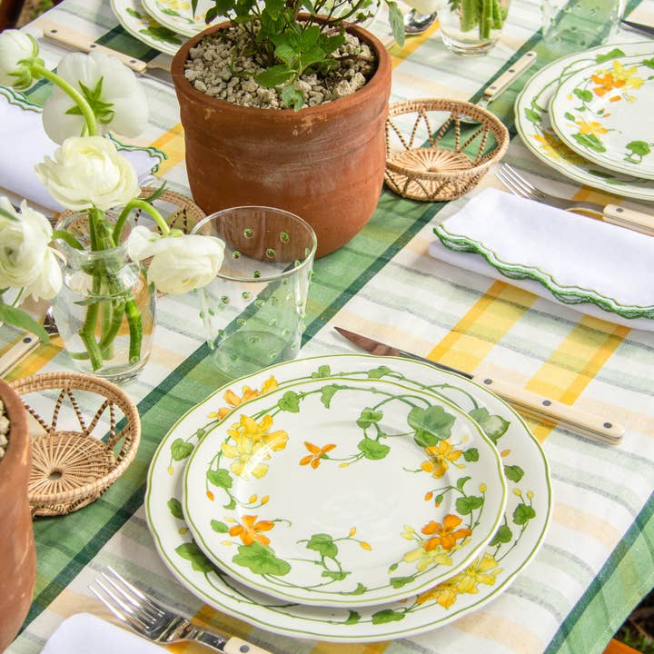 ESENCIAL HOGAR - Wholesale Tablecloth - Multicolor Plaid Rectangular Tablecloth1