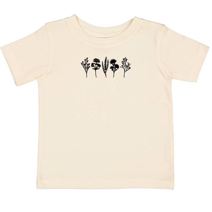Twine Design - Vente Body (sans pieds) – bébé - Grenouillère Wildflower/T-shirt pour tout-petit