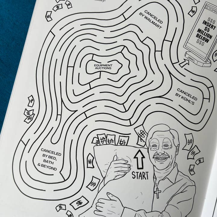 Chaos Engine (formerly Eyedot Creative) – Livro para colorir - Adulto por atacado – Bem-vindo ao Big Flop: Livro para Colorir de Palhaços Conservadores3