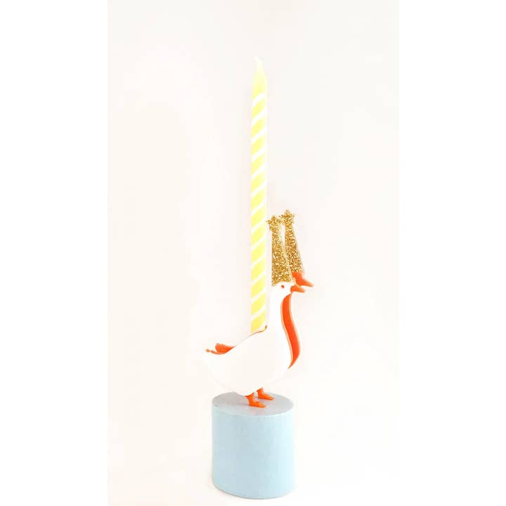 Eleanor Moss Studio - Wholesale Cake Candle - Goose Birthday Candle Holder