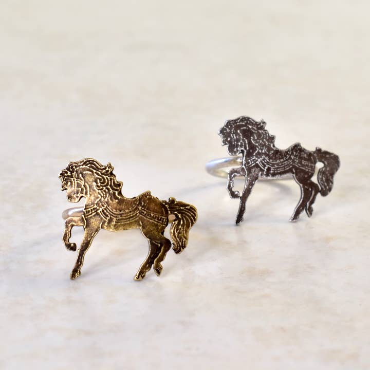 Carousel Horse Ring for wholesale by Chloeography