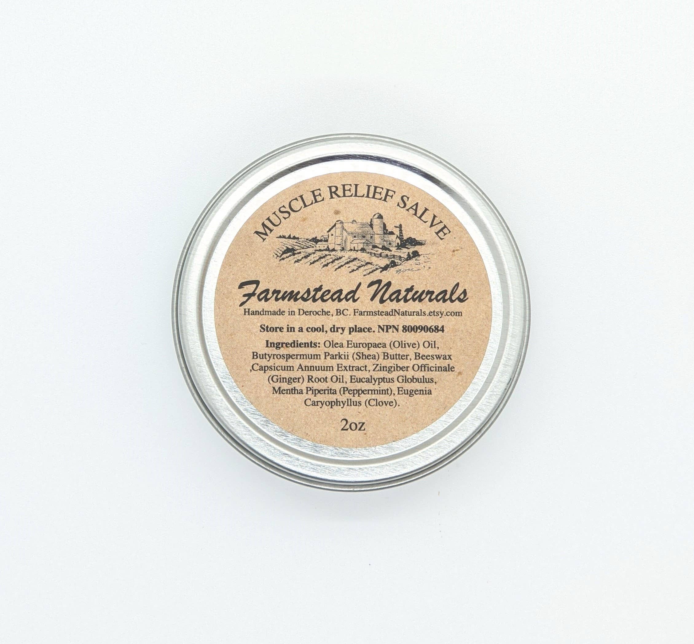 Farmstead Naturals - Wholesale Healing Salve/Balm/Cream - Muscle Relief Salve - Bulk - Farmstead Naturals