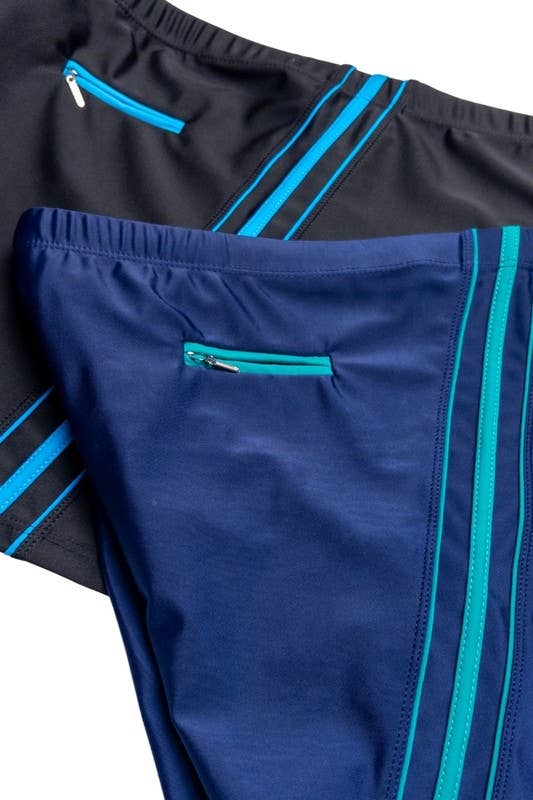 Yira - Vendita all'ingrosso Pantaloncini da bagno - Uomo - Costumi da bagno uomo con bande laterali sportive14