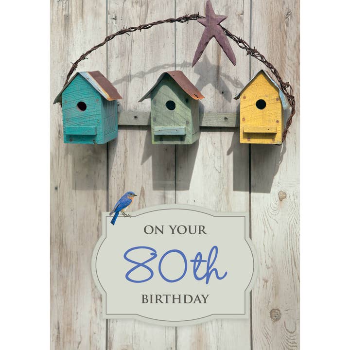 FR8453 Milestone Birthday Card / 80 for wholesale by Shade Tree Greetings