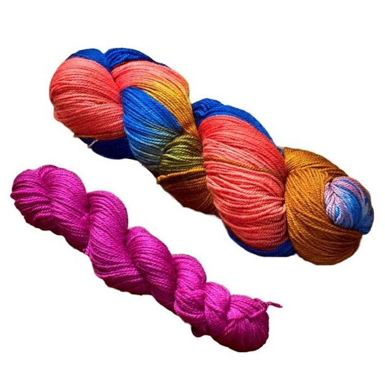 Rooster Yarns - Vendita all'ingrosso Lana - Set di filati per calzini Manos Alegria Superpool tinti a mano3
