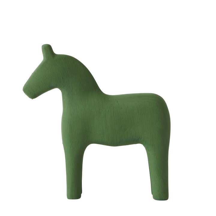 Paradox Collections - Wholesale Decorative tabletop object - Horse Statue Green1