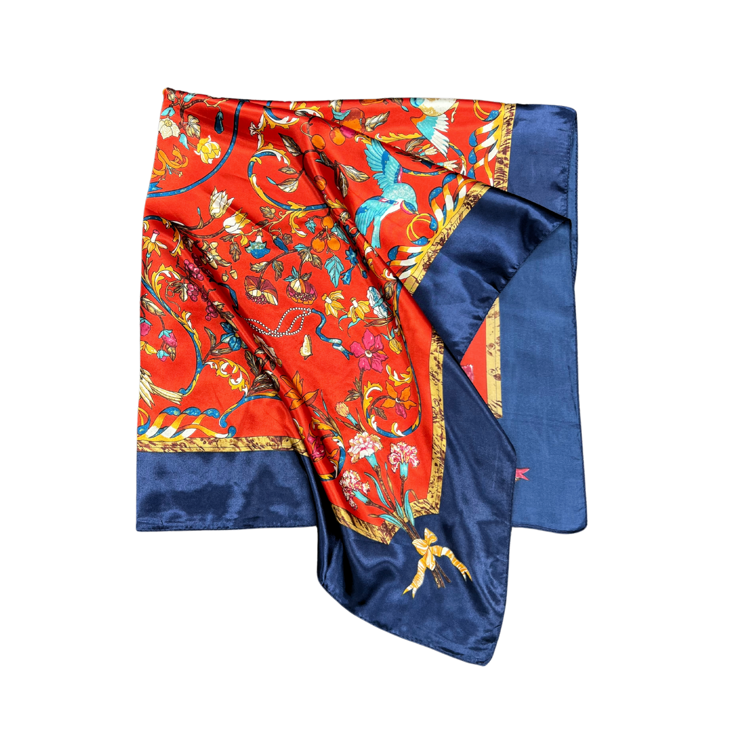 Lili Scarves (US Duty Free) - Wholesale Scarf - Women's - Bird Pattern Silk Touch Square Scarf11